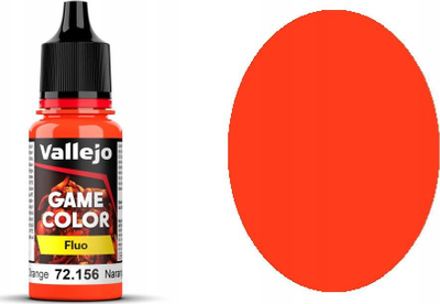 Bojë akrilike Vallejo Game Color VJP72156, 18ml, fluorescente portokalli