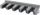 Mbajtëse veglash murale Prosperplast Multiholder Small PIWN1-405U, 31cm, deri 15kg, gri
