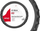 Mbulesë timoni AMiO 02563, 37-39cm, plastikë, e zezë