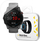 Xham mbrojtës Wozinsky Full Glue për Garmin Forerunner 255, 9H, mbulon krejt ekranin, me kornizë të zezë
