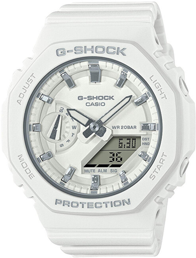 Orë për femra Casio G-Shock Original Carbon Core Guard GMA-S2100-7AER (619), e bardhë