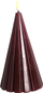 Stoli dekorativ Laura Christmas Tree, 2 cm, burgundy