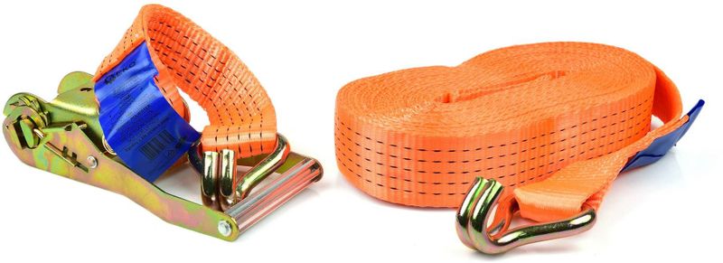 Rrip transporti me ratchet 5T 14m, gjerësi 50mm, portokalli