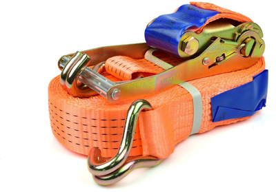 Rrip transporti me ratchet 5T 14m, gjerësi 50mm, portokalli