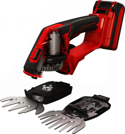 Prerëse bari Einhell Cordless GE-CG 18/100 Li T-Solo, 20 cm, e kuqe