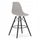 Set karrigesh bari Lamal, 4 copë, lartësi 107.5cm, gri me këmbë të zeza