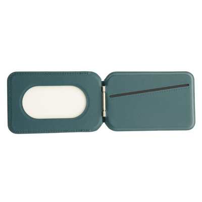 Dviced Leather MagSafe Foldable Cardholder, Blue