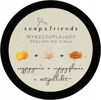 Skrab trupi Soap &amp; Friends Body Scrub Orange me aromë portokalli, 200ml