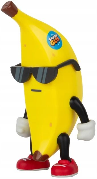 Figurë lojrash Stumble Guys Banana Guy, 11.5 cm, me ngjitëse, e verdhë