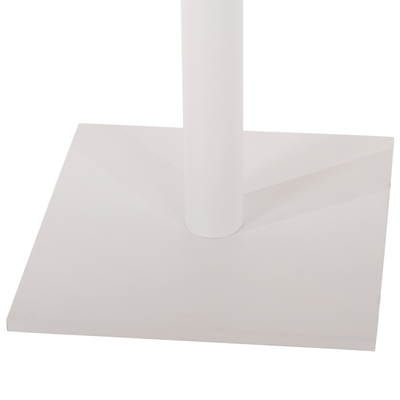Bazë tavoline alumini HM475.02, kryq 48x48cm, 73cm, e bardhë matte