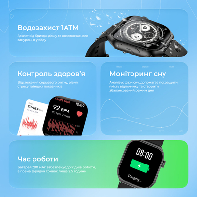 Orë inteligjente Proove Moment, 1.85" AMOLED, titanium