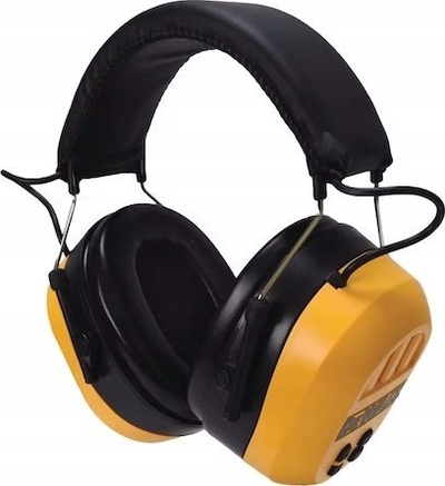 Mbrojtëse dëgjimi Dewalt Premium Wireless me Bluetooth, 31 dB SNR, verdh e zez