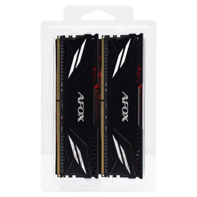 Memorie RAM Afox Gaming DDR4 AFLD432PH1CADB, 32GB 2x16GB, 3200MHz CL16 XMP2, e zezë