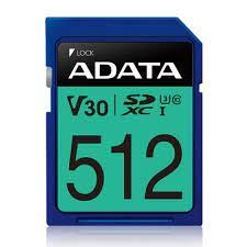 Мемориска картичка ADATA Premier Pro SDXC, 512GB, Class 10 UHS III U3 V30