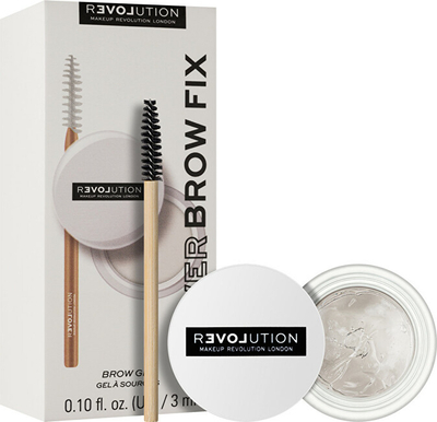 Xhel për vetulla Revolution Relove Power Brow Fix Clear, 3 ml