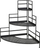 Raft këndor për lule ProGarden Plant Etagere, 3 nivele, 85cm, metalik, i zi