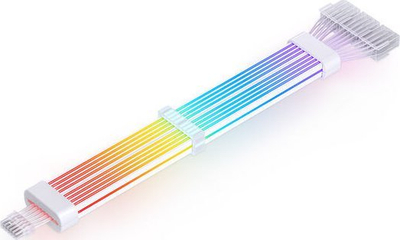 Kabllo ndriçimi ARGB Jonsbo për GPU, 12+4 pin, 240mm, e bardhë