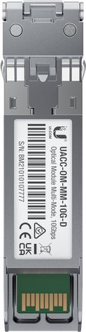 Modul transceiver Ubiquiti UACC-OM-MM-10G-D, SFP+, 10 Gbps, gri