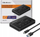Docking station Qoltec për M.2 SSD, NVMe SATA, USB C, 2 disqe nga 2TB, gri