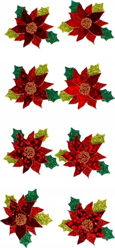 Ngjitëse 3D dekorative Craft with Fun Christmas Ylli i Betlehemit, motive Krishtlindjesh, shumëngjyrëshe