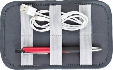 Çantë organizuese Lowepro GearUp Pouch Mini, xhepës, materiale të ricikluara, gri