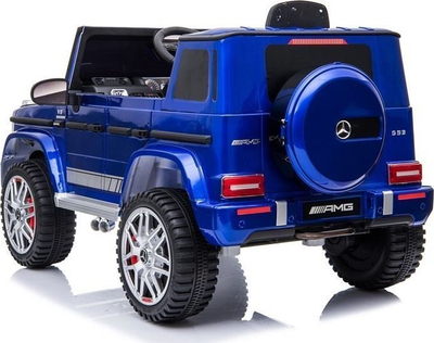 Makina elektrike për kalamaj Luka Mercedes G63, 2x45W, 12V 7Ah, blu metalik