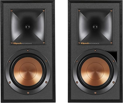 Bokse bookshelf Klipsch R-51PM, Bluetooth, me amplifikator mrena, të zeza