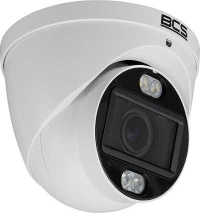 Kamerë dome BCS BCS-EA45VSR8L6, 5Mpx, 4 në 1, e bardhë