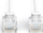Kabllo rrjeti DIGITUS CAT 6 U/UTP slim, 1 m, e bardhë