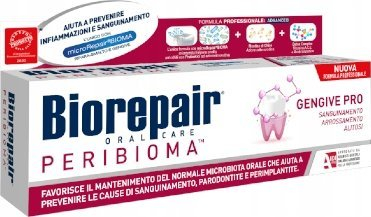 Pastë dhëmbësh Biorepair Peribioma Pro Gums+, 75 ml, për mishra të ndjeshëm