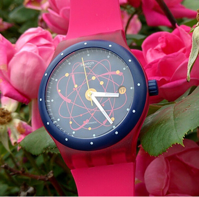 Orë dore Swatch Sistem Pink SUTR401