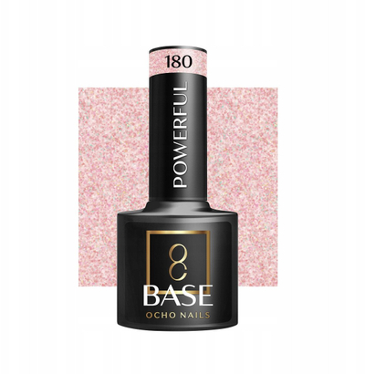 Bazë hibride për thonj Ocho Nails Hybrid Base Powerful 180, 5 g, transparente