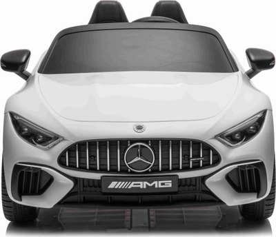 Makina elektrike për kalamaj Mercedes-Benz AMG SL63 4x4, 12V, me pult, e bardhë