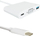 Stacion dokimi Qoltec 50426 USB C, replicator portash, gri