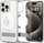 Futrollë Spigen Ultra Hybrid S MagFit për iPhone 15 Pro Max, me MagSafe, me stand, transparente