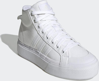 Atlete Adidas Bravada 2.0 Mid Platform M IE2316, Cloudfoam, me shollë platformë, të bardha