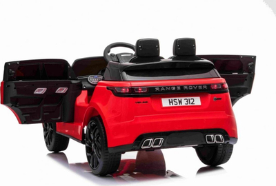Makine elektrike për fëmijë Range Rover Velar, telekomandë, rrota SOFT, e kuqe