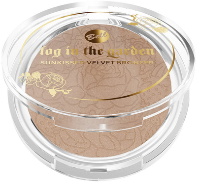 Bronzer fytyre Bell x Fog in the Garden Sunkissed Velvet 01, efekt i rrezitur, finish velvet, karameli me ari
