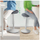 Stol qëndrimi Leitz Ergo Active, ulëse Comfort, gri e hapur