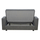 Divan-Shtrat 2-vendësh Dimos 157×77×83 cm (HM3075.03), gri