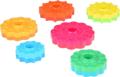 Kullë spirale shumëngjyrëshe Colorful ZA5286, lodër sensoriale grumbulluese