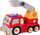 Kamion lodër LEAN Toys DIY Cartoon Truck, me vinç, për shkrutim, i kuq