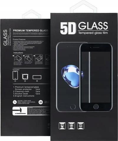 Заштитно стакло 5D Full Glue за Samsung Galaxy A03, црно