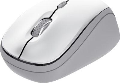 Mouse pa tela Trust 25454, 1600 dpi, 2.4 GHz, i bardhë