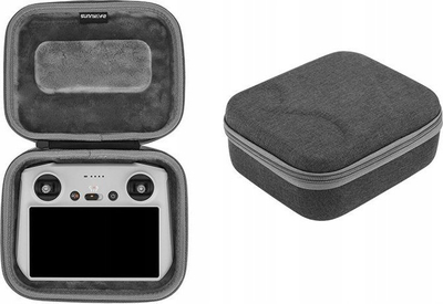 Kuti mbrojtëse SUNNYLIFE MM3-B391-D për pultin DJI RC Mini 3 Pro, rezistente ndaj goditjeve, me zinxhir, gri e errët