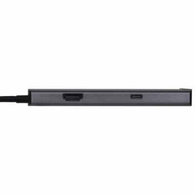Qendër USB-C Unitek, 5Gbps, HDMI, RJ-45, PD 100W, e zezë