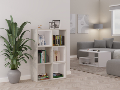 Raft librash TopEshop Shelf, 110 x 30 x 75 cm, me 6 ndarje, ngjyrë cashmere