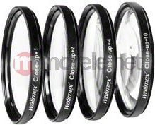 Set lente makro Walimex Pro Close up, 62mm, për objektiv foto, e zezë
