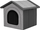 Strehë për qen Hobbydog R4 Kennel Ekolen, palosëse, grafit