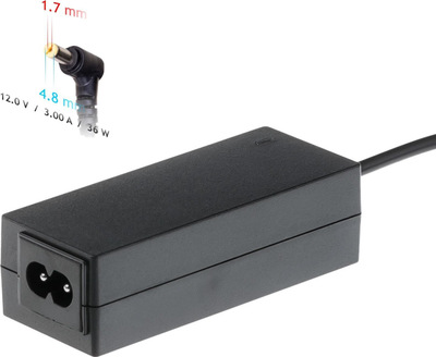 Karikues laptopi Akyga AK-ND-49, 36 W, 12 V, 1.7 mm, i zi